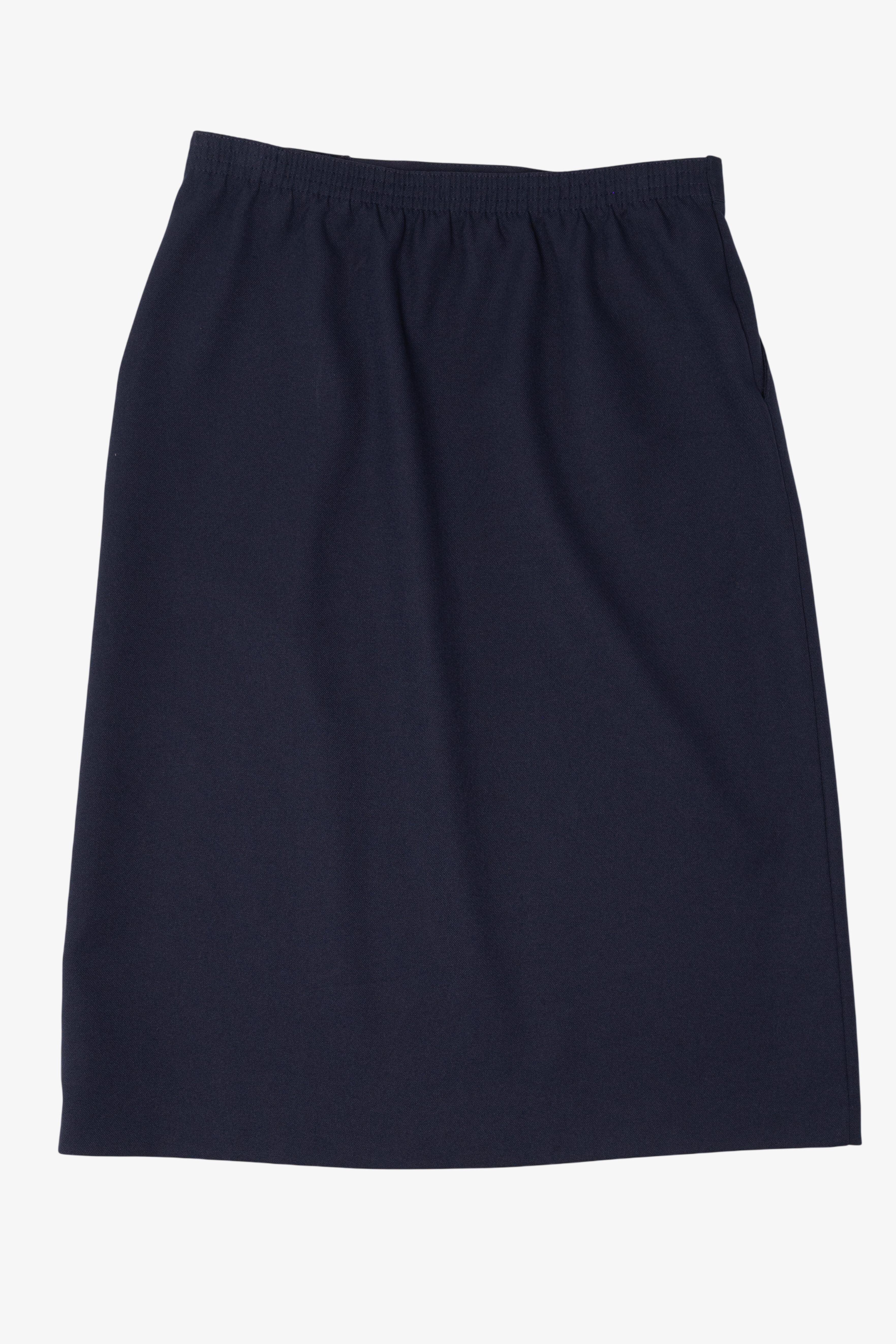 Vintage Navy Blue Donnkenny Pencil Skirt (1980s)