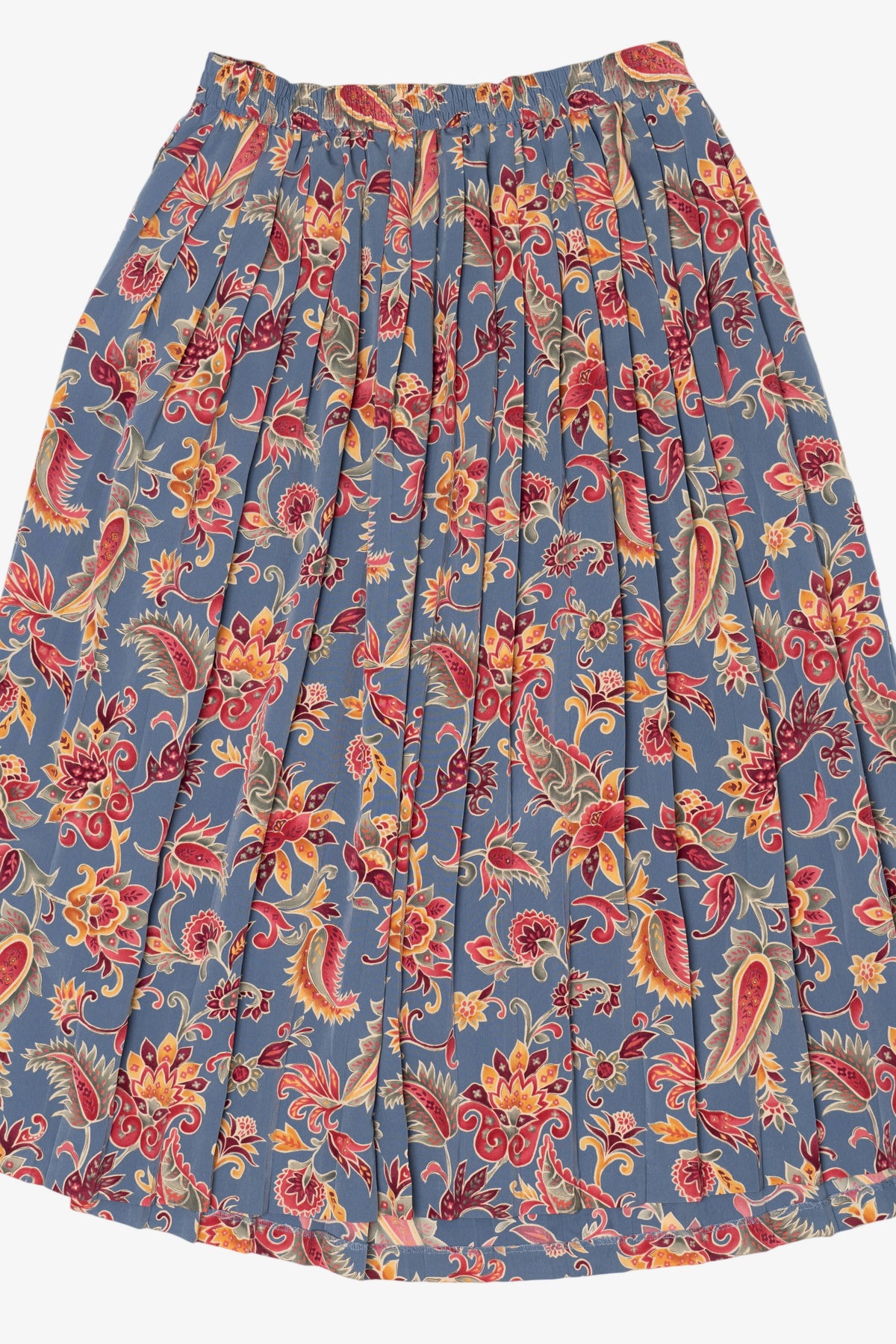 Vintage Blue Alfred Dunner Pleated Skirt (1990s)