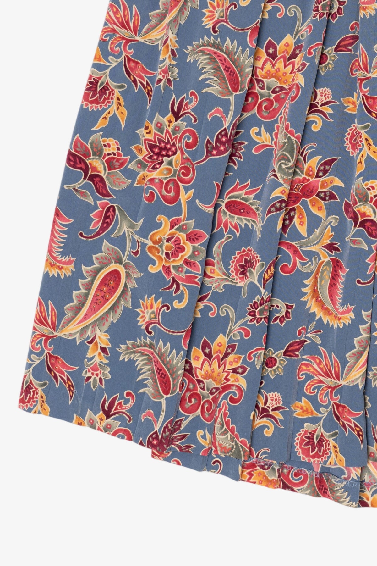 Vintage Blue Alfred Dunner Pleated Skirt (1990s)