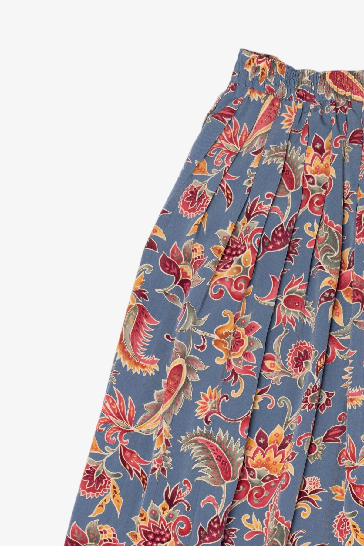 Vintage Blue Alfred Dunner Pleated Skirt (1990s)