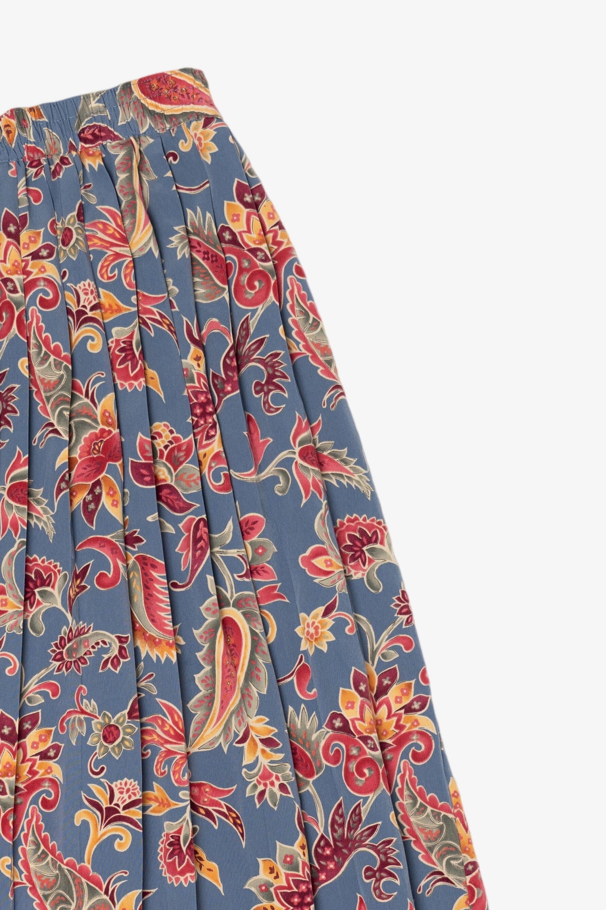 Vintage Blue Alfred Dunner Pleated Skirt (1990s)