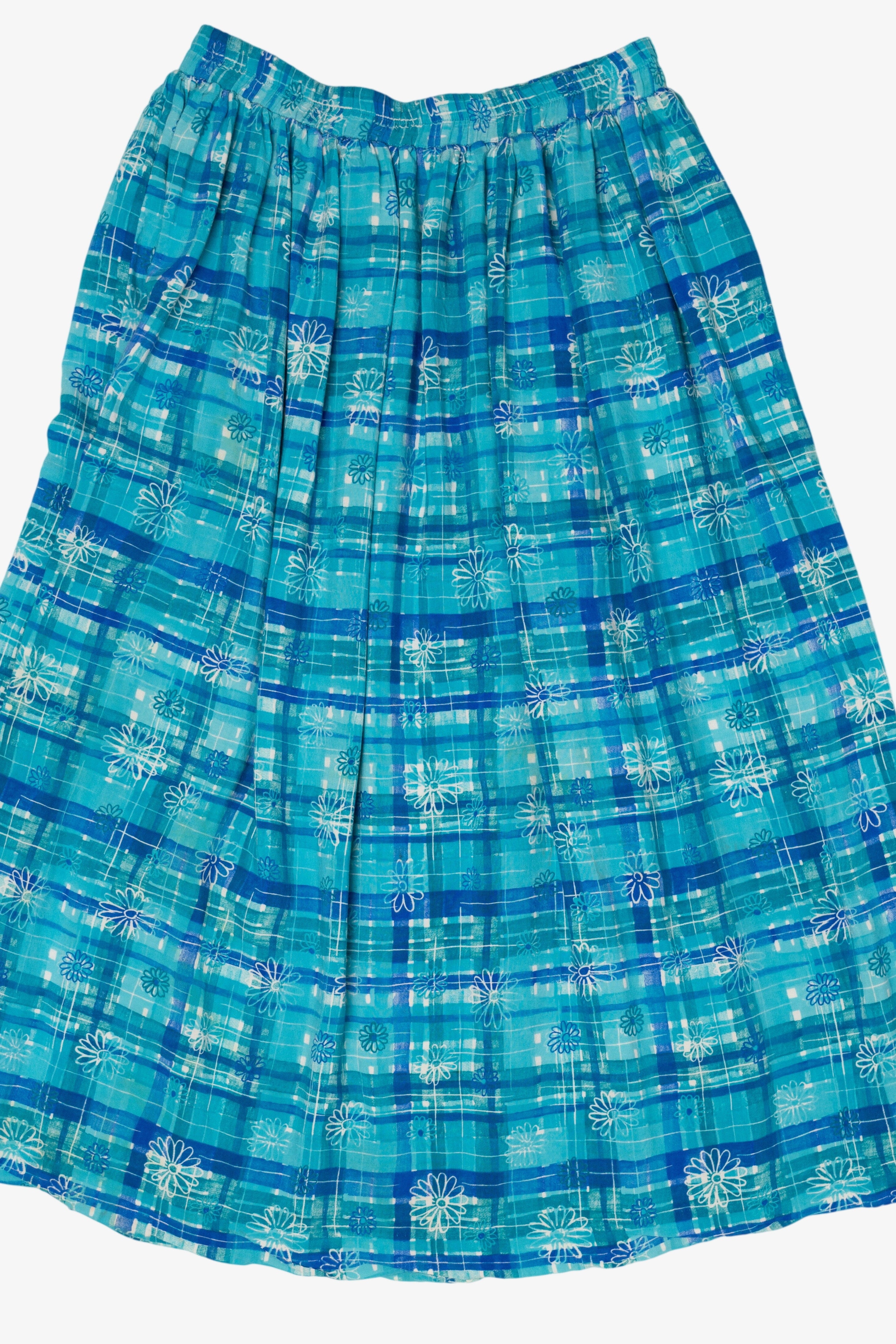 Vintage Blue Stonebridge Maxi Skirt (1990s)
