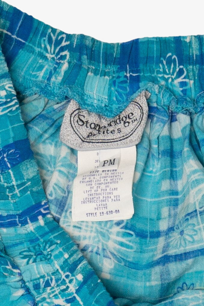 Vintage Blue Stonebridge Maxi Skirt (1990s)