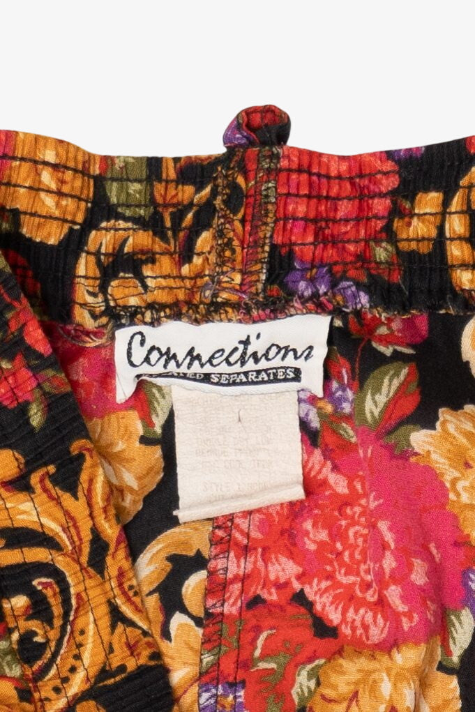 Vintage Connections Floral Maxi Skirt (1990s)