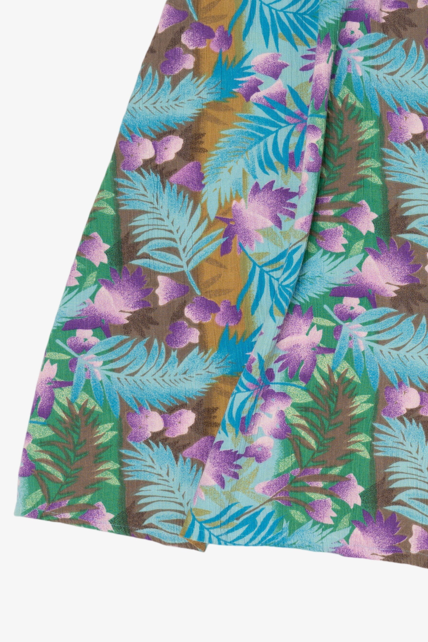 Vintage Blue Sag Harbor Floral Skirt (1990s)