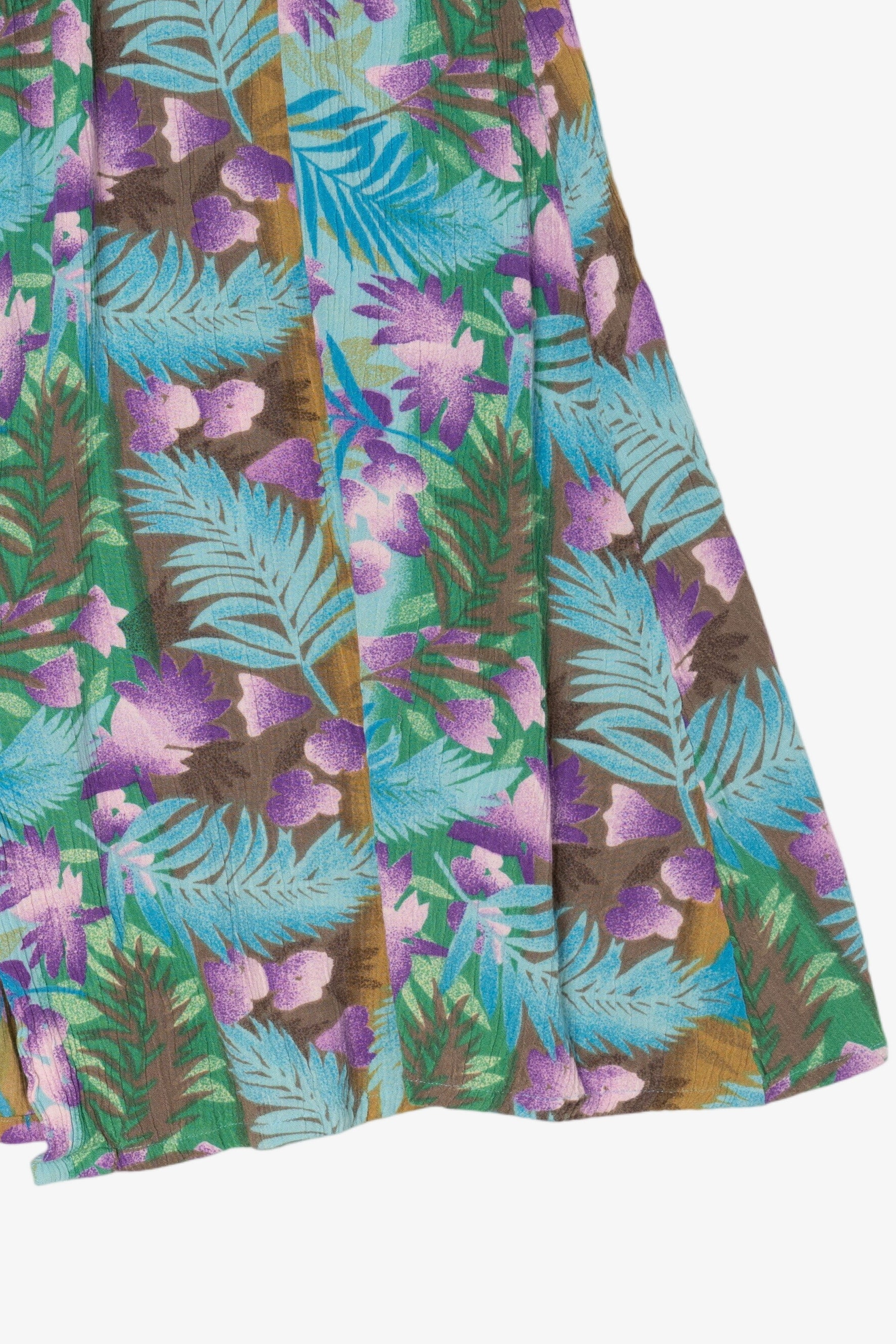 Vintage Blue Sag Harbor Floral Skirt (1990s)