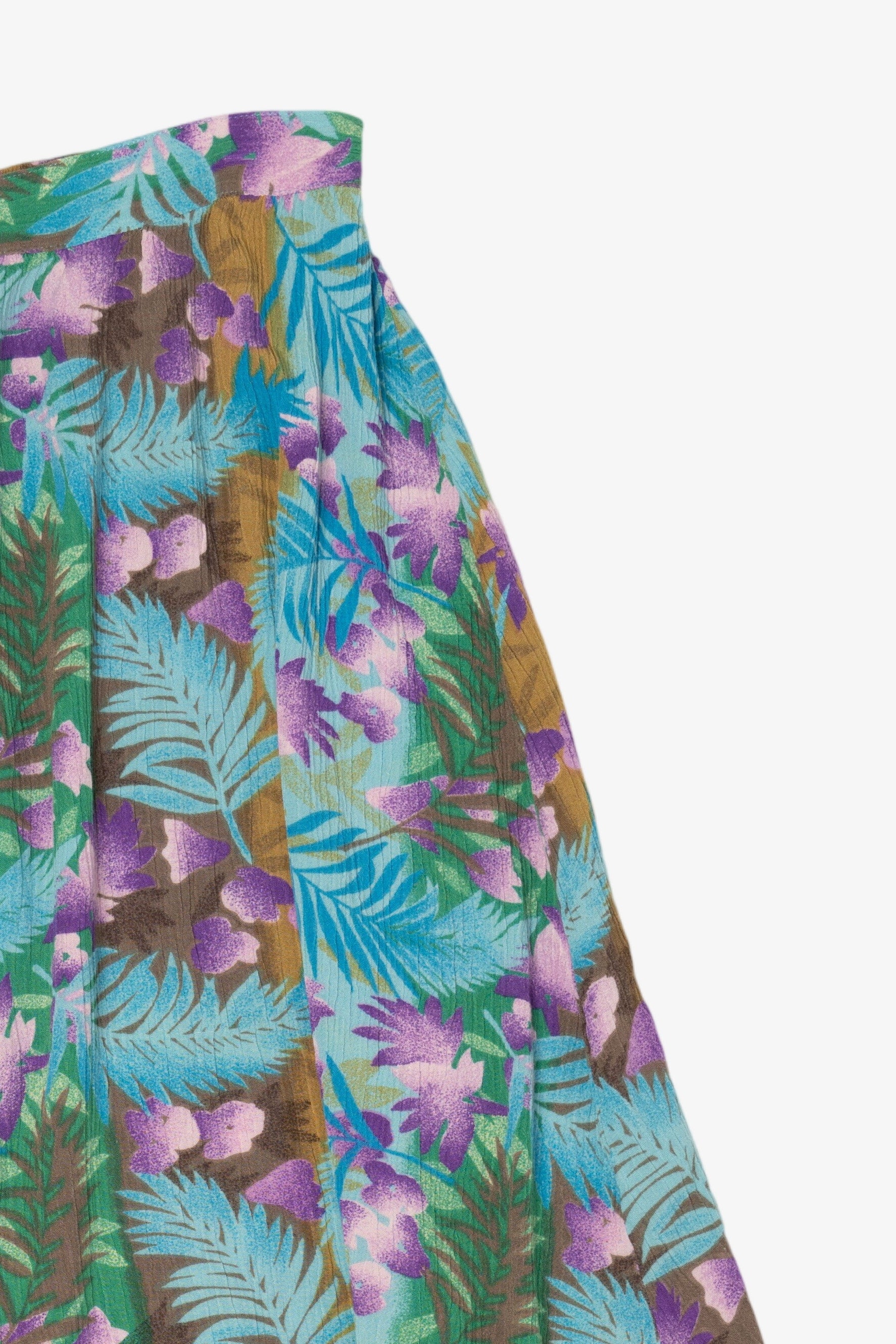 Vintage Blue Sag Harbor Floral Skirt (1990s)