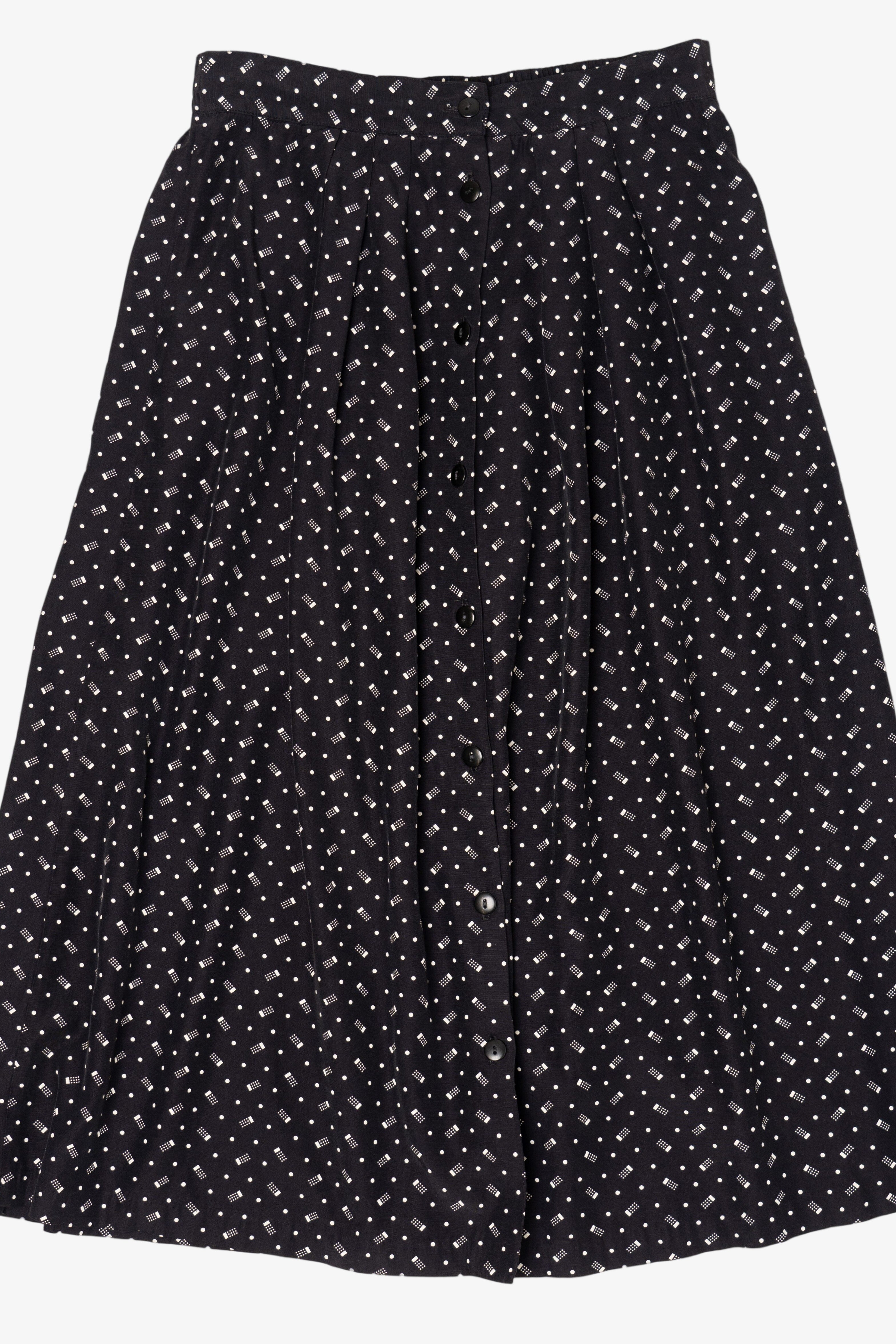 Vintage Black Studio C Maxi Skirt (1990s)