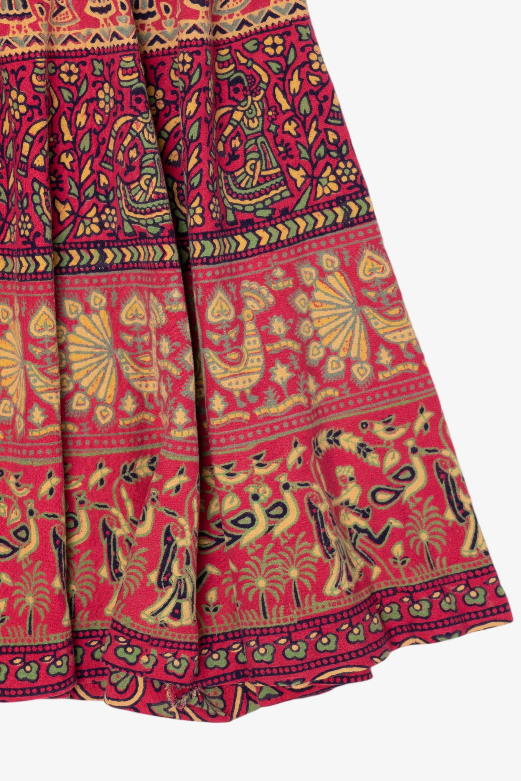 Vintage Red Dagina Wrap Skirt (1990s)