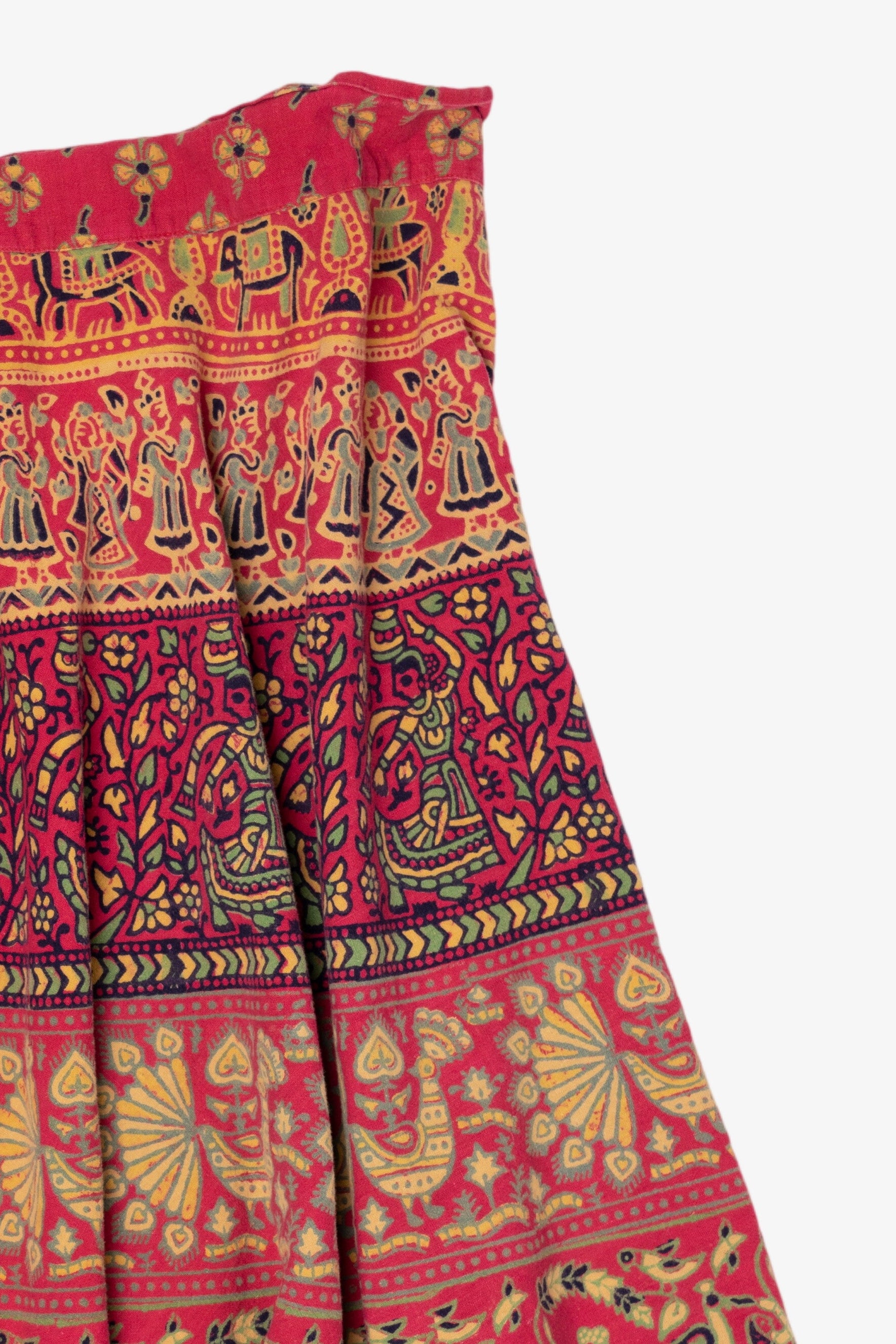 Vintage Red Dagina Wrap Skirt (1990s)