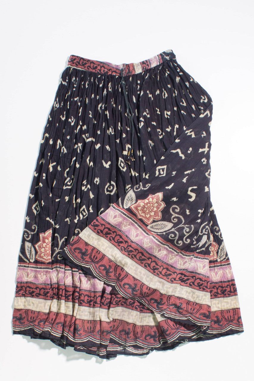 Vintage Mandala Maxi Skirt