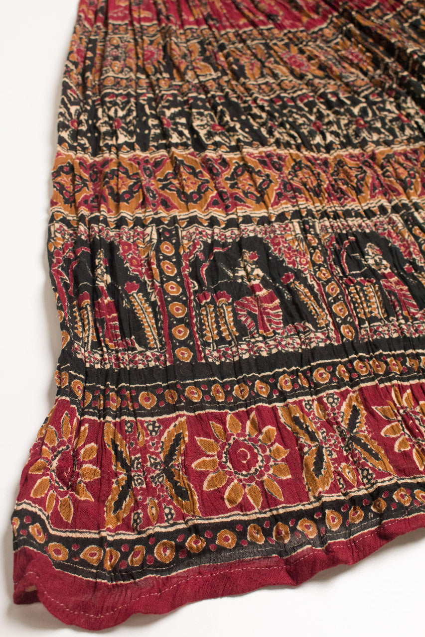Vintage Archer Festival Maxi Skirt 546