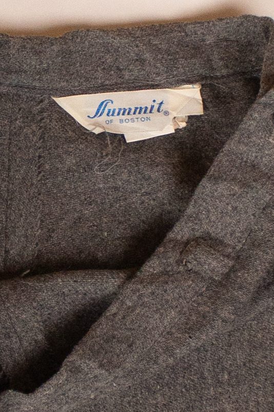 Vintage Gray Summit Wool Skirt (1980s)