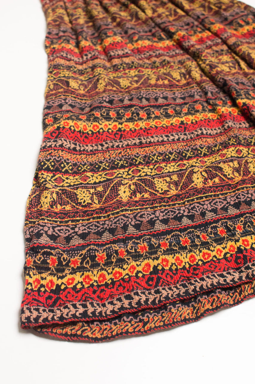 Burnt Mosaic Festival Skirt 566