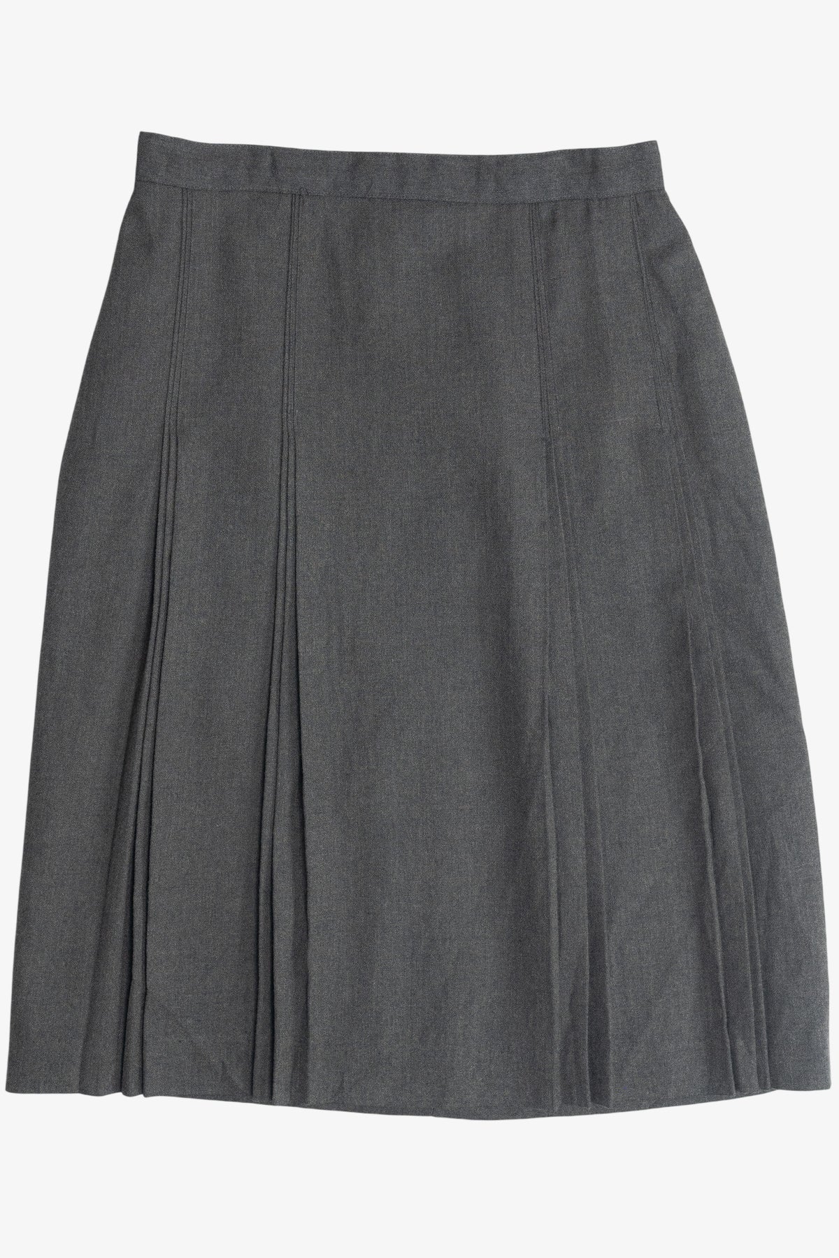 Vintage Kate McNaughton Pleated Detail Lined Midi Skirt (1990s)