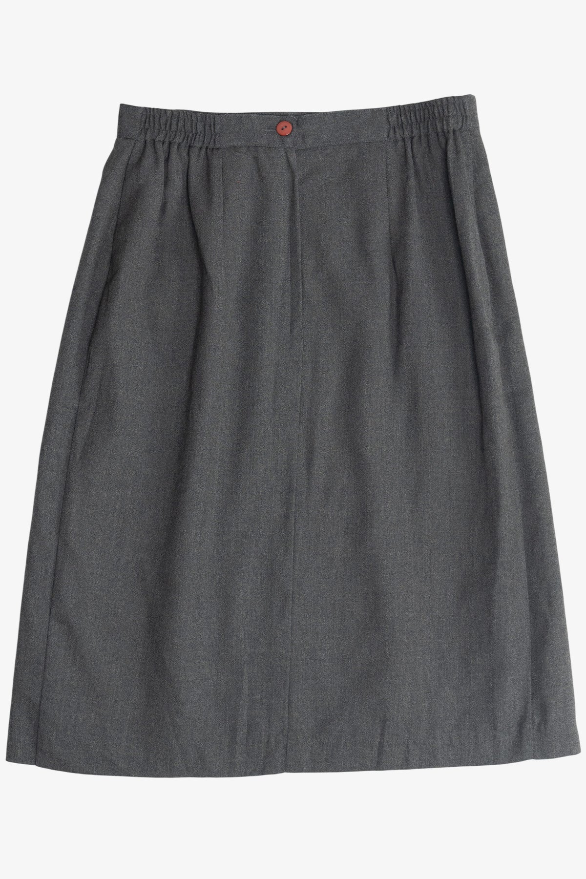 Vintage Kate McNaughton Pleated Detail Lined Midi Skirt (1990s)