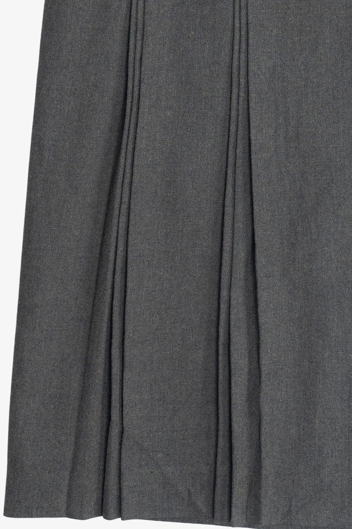 Vintage Kate McNaughton Pleated Detail Lined Midi Skirt (1990s)