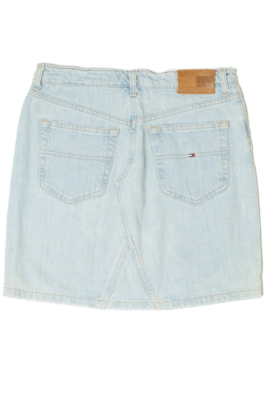 Vintage Tommy Hilfiger Light Denim Mini Skirt