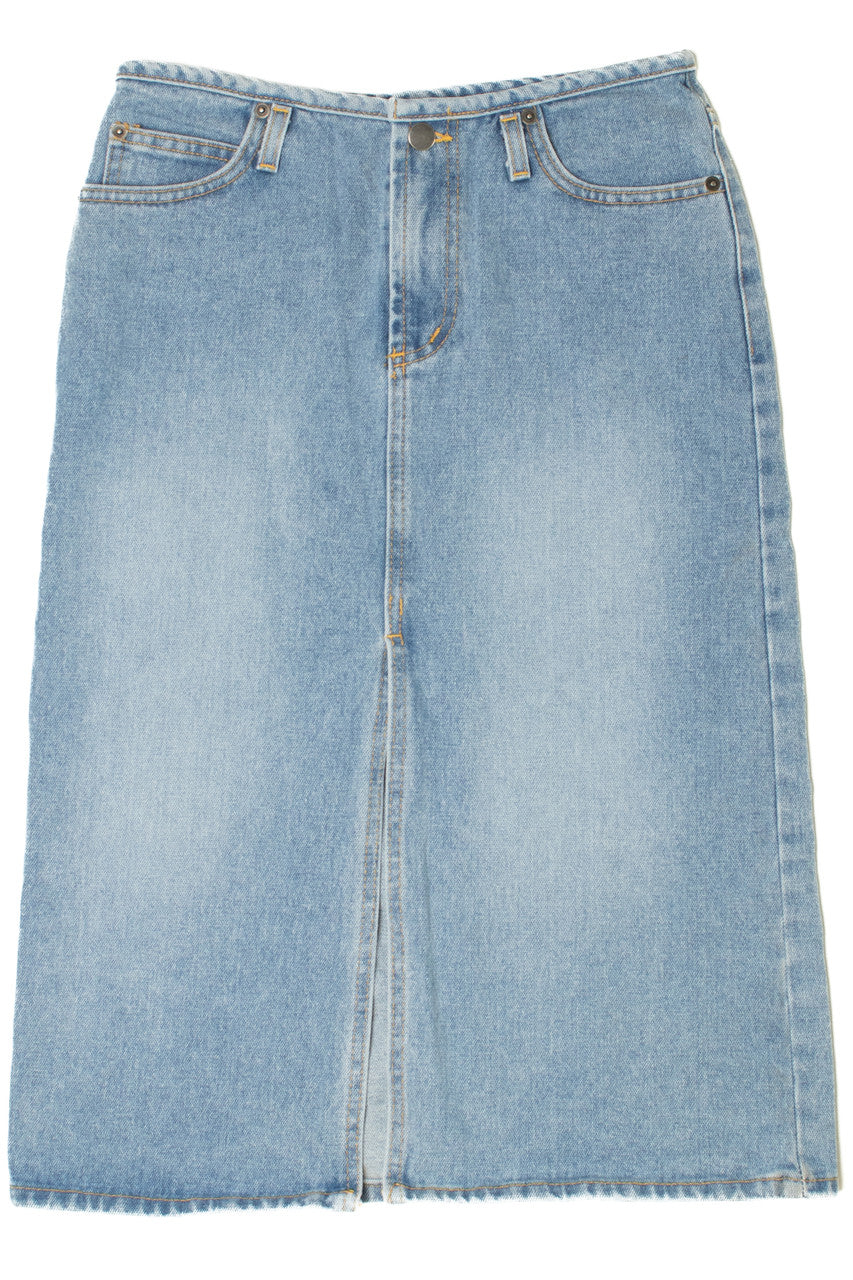 Vintage 1990's Denim Midi Skirt