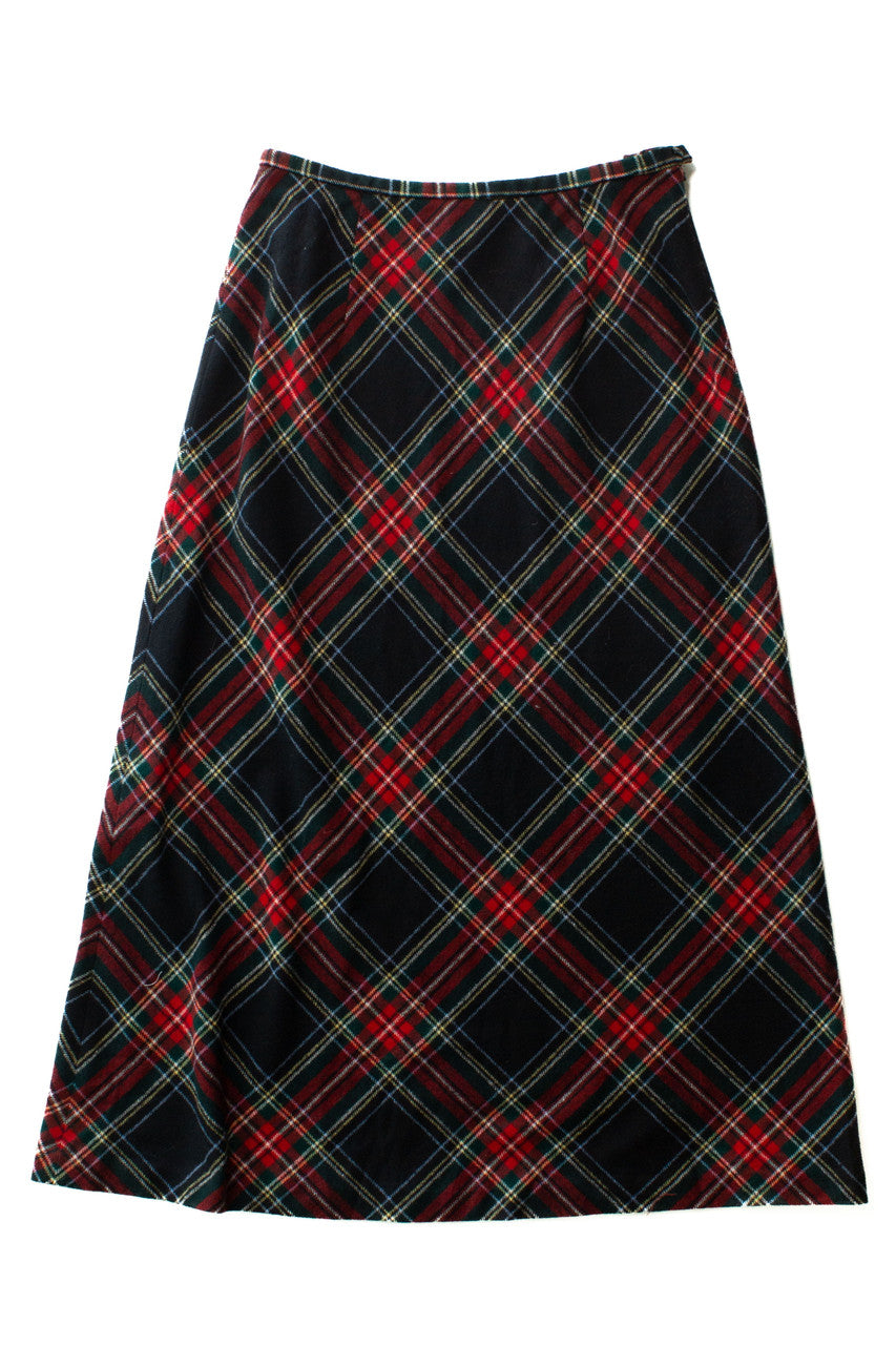 Plaid Pendleton Maxi Skirt (2000s)