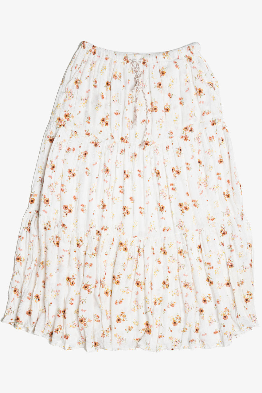 Floral Tiered Maxi Skirt 735