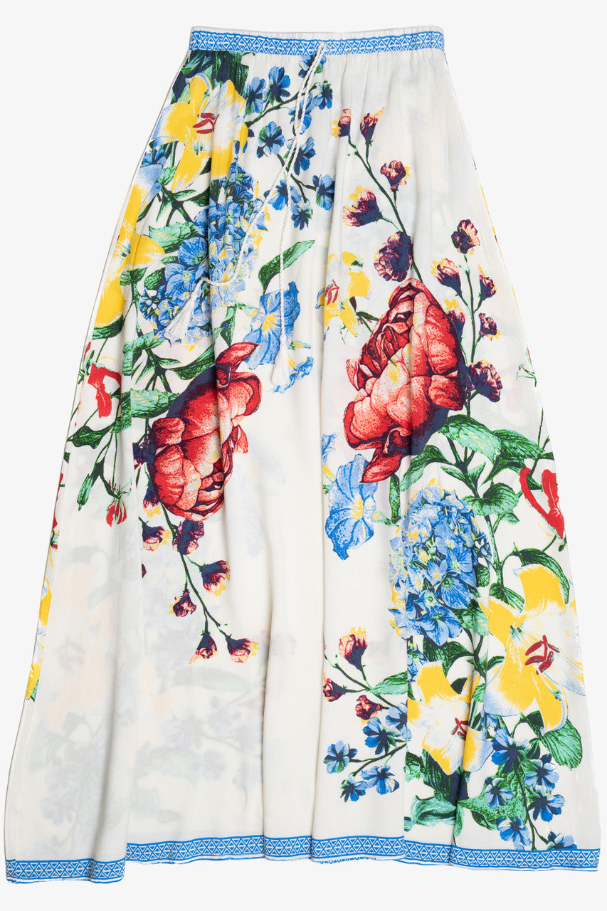 Floral Maxi Freemarket Skirt 736