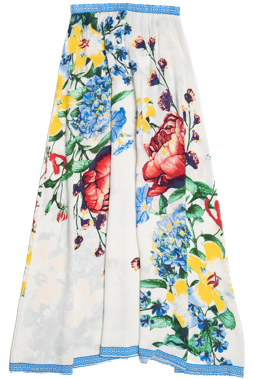 Floral Maxi Freemarket Skirt 736