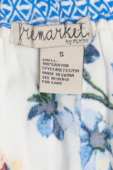 Floral Maxi Freemarket Skirt 736