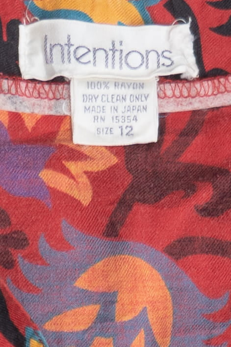 Vintage Intentions Patterned Skirt (1990s)