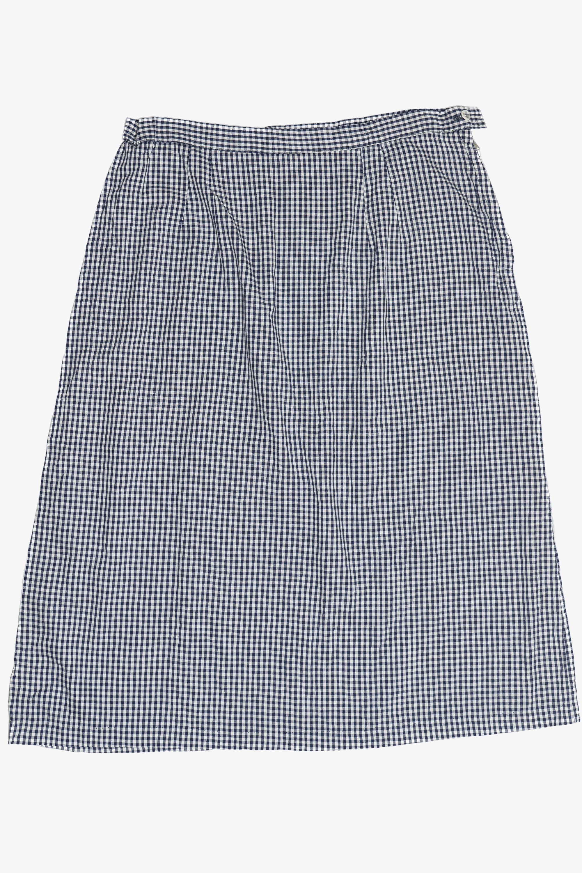 Gingham Midi Skirt