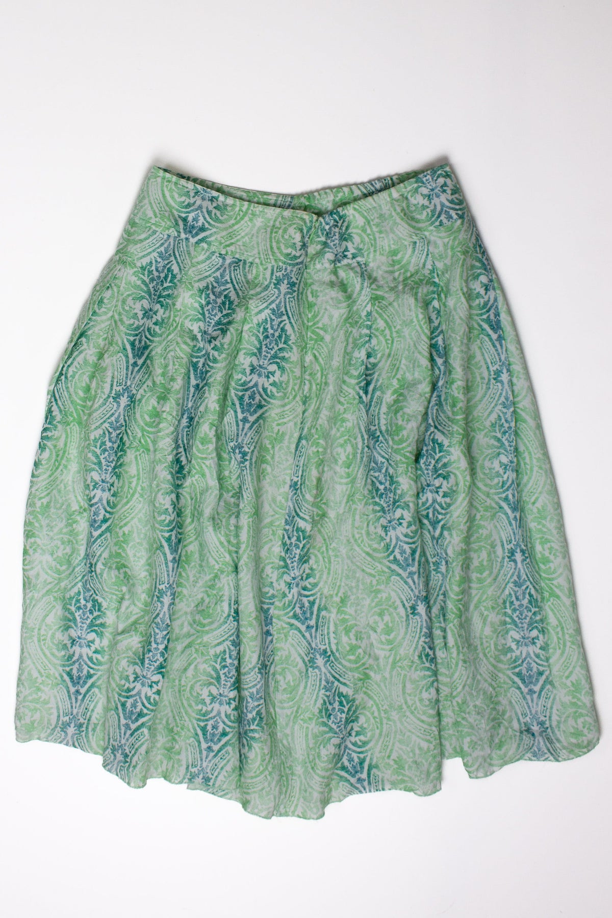 Green Coldwater Creek Skirt (2000s)