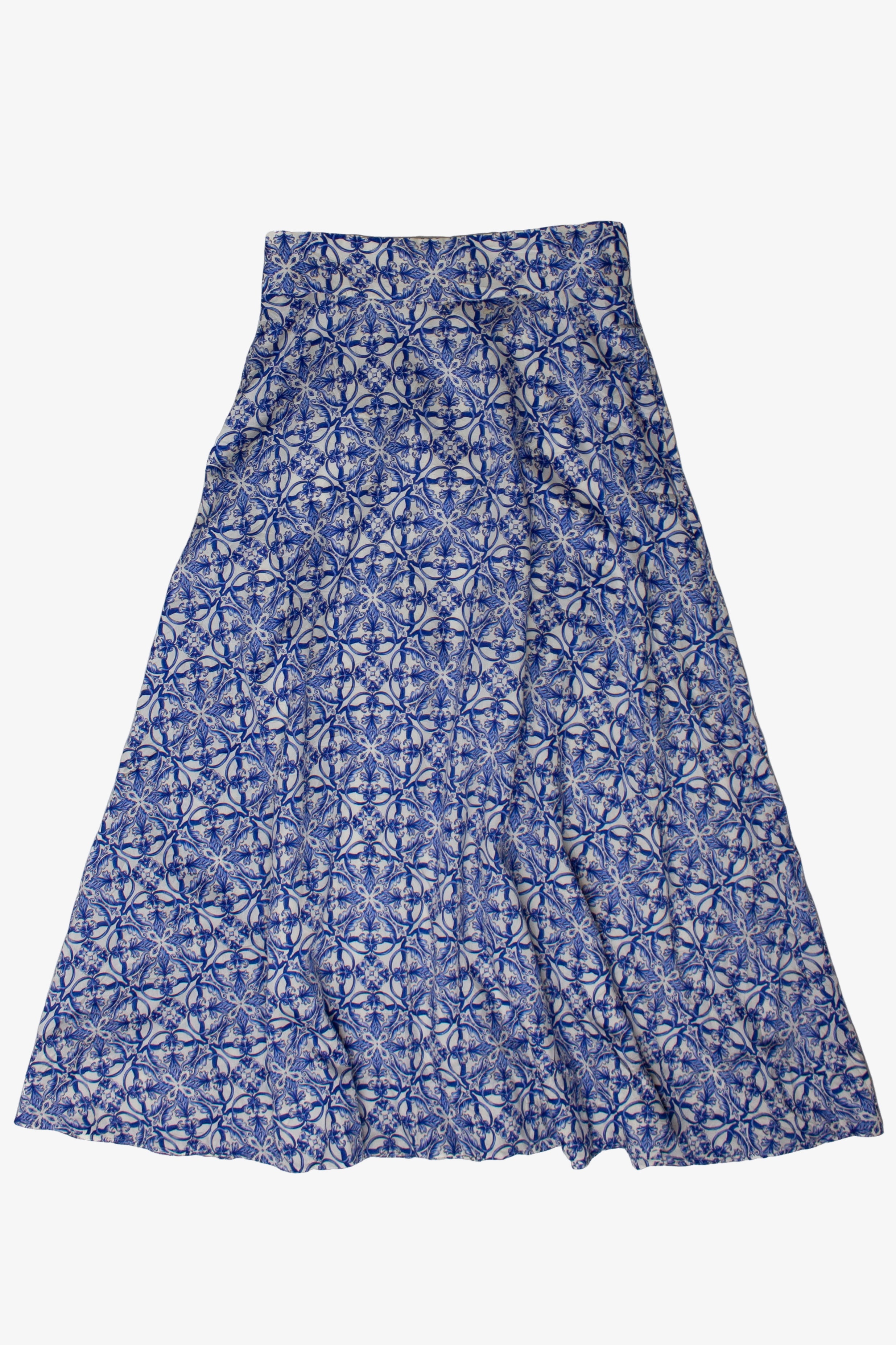 MNG Blue Floral Maxi Skirt (2020s)
