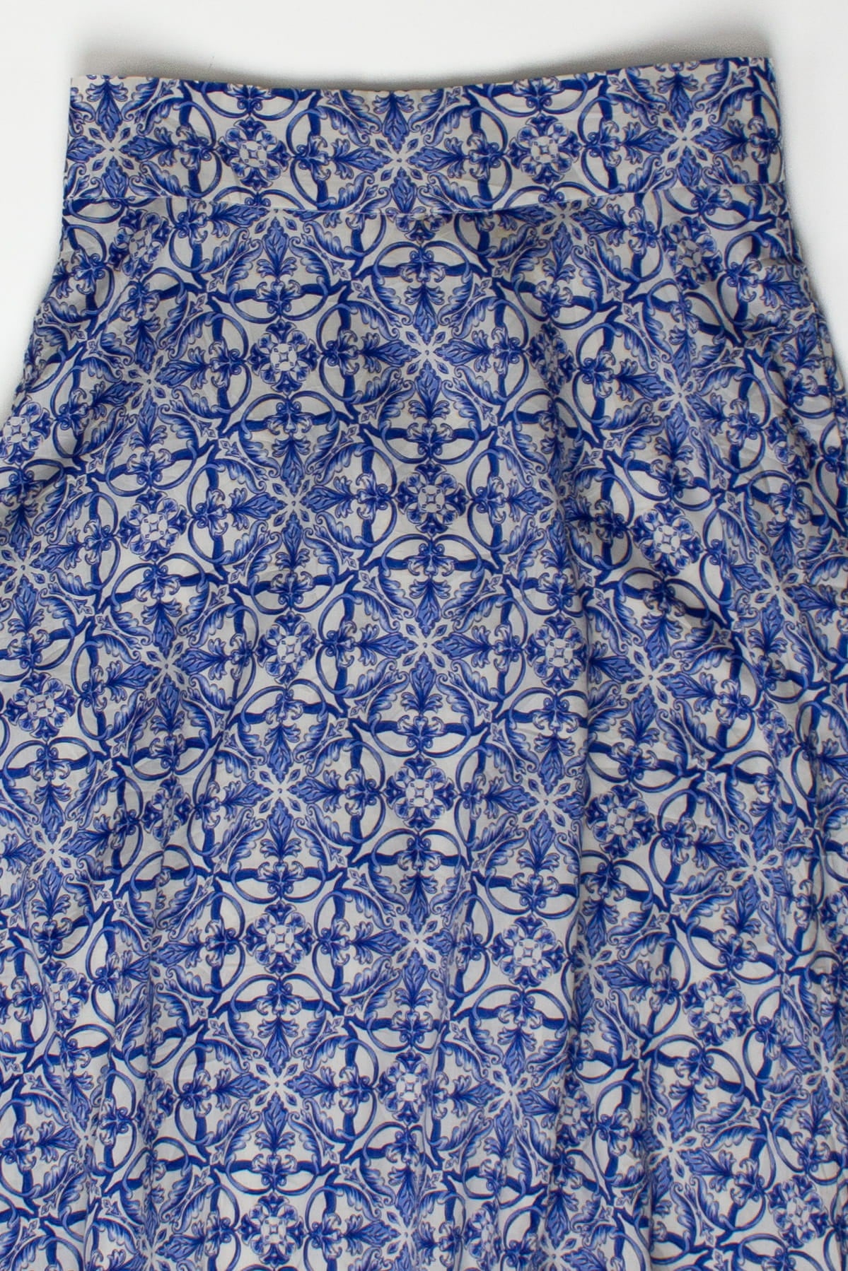 MNG Blue Floral Maxi Skirt (2020s)