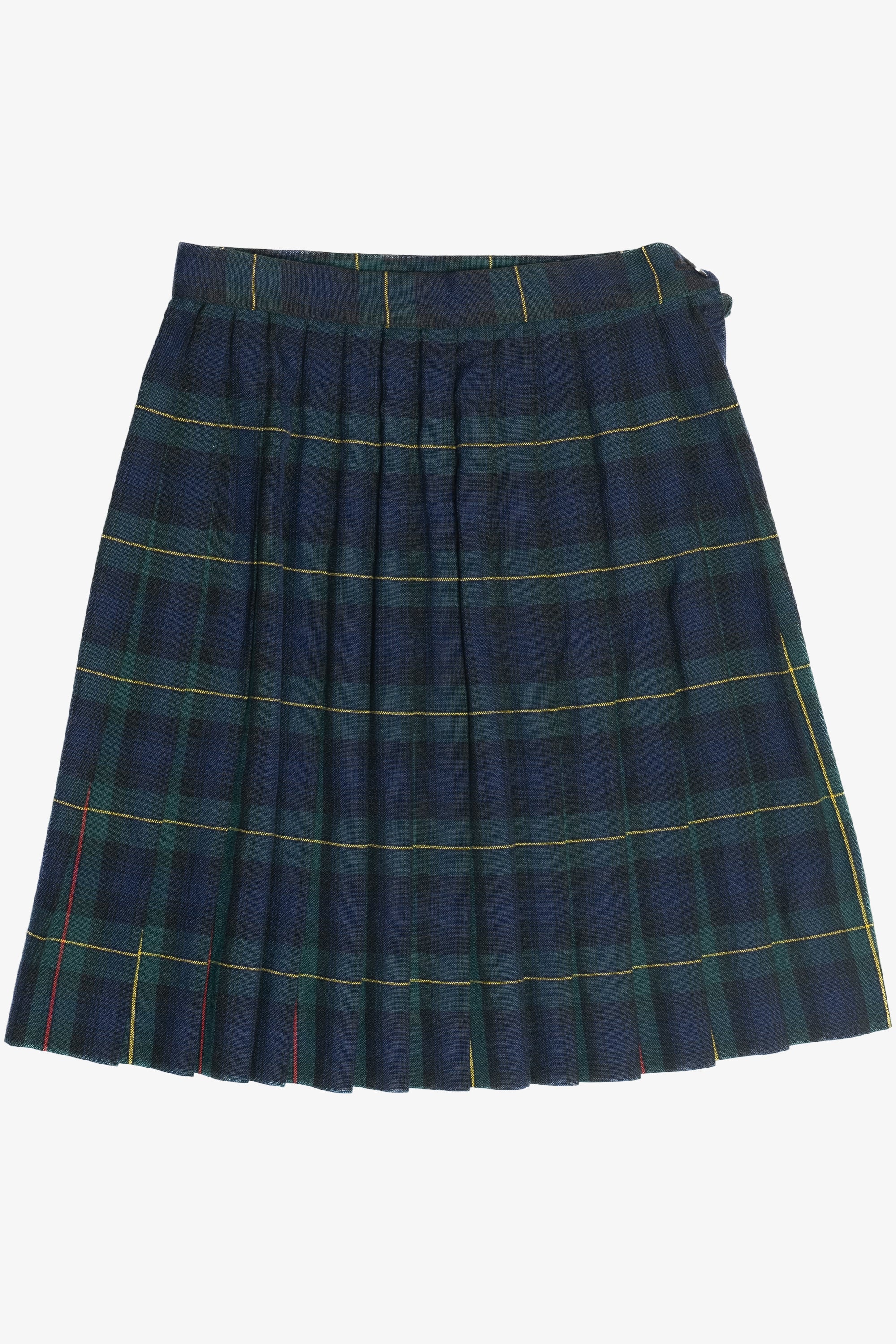 Vintage Plaid Pleated Skirt (1990s)