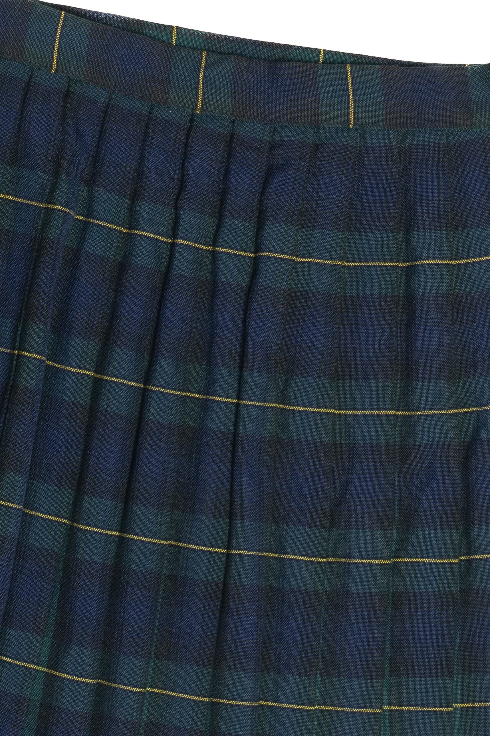 Vintage Plaid Pleated Skirt (1990s)