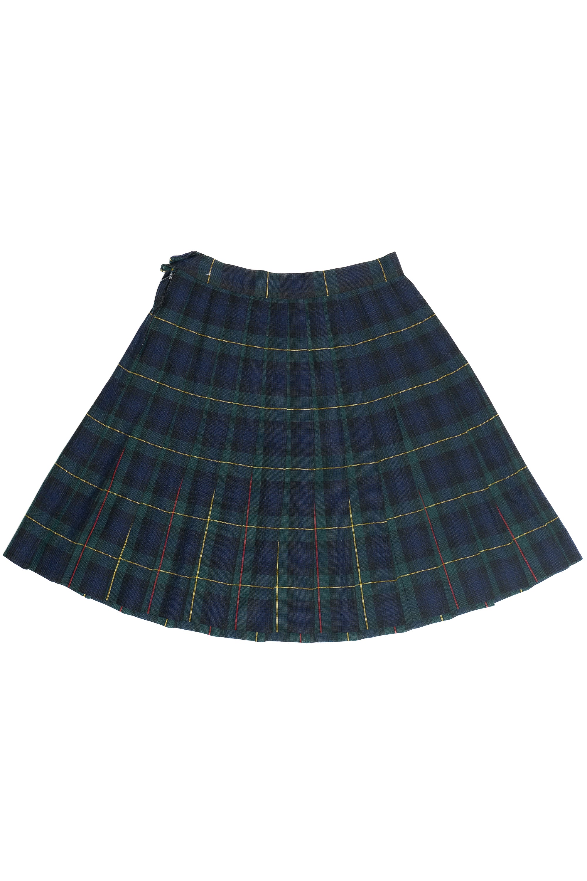 Vintage Plaid Pleated Skirt (1990s)
