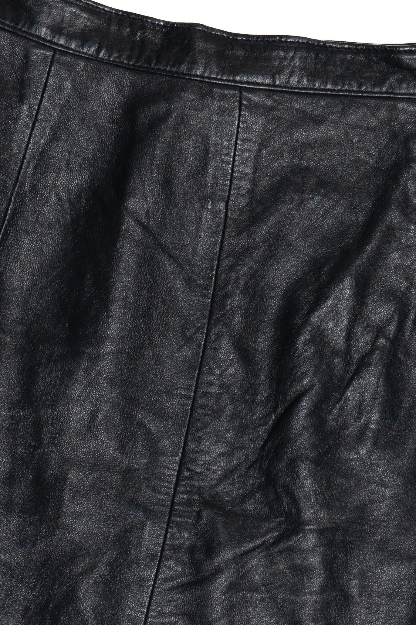 Vintage Giovinezza Moda by Rocco D'Amelio Leather Lined Skirt (1990s)