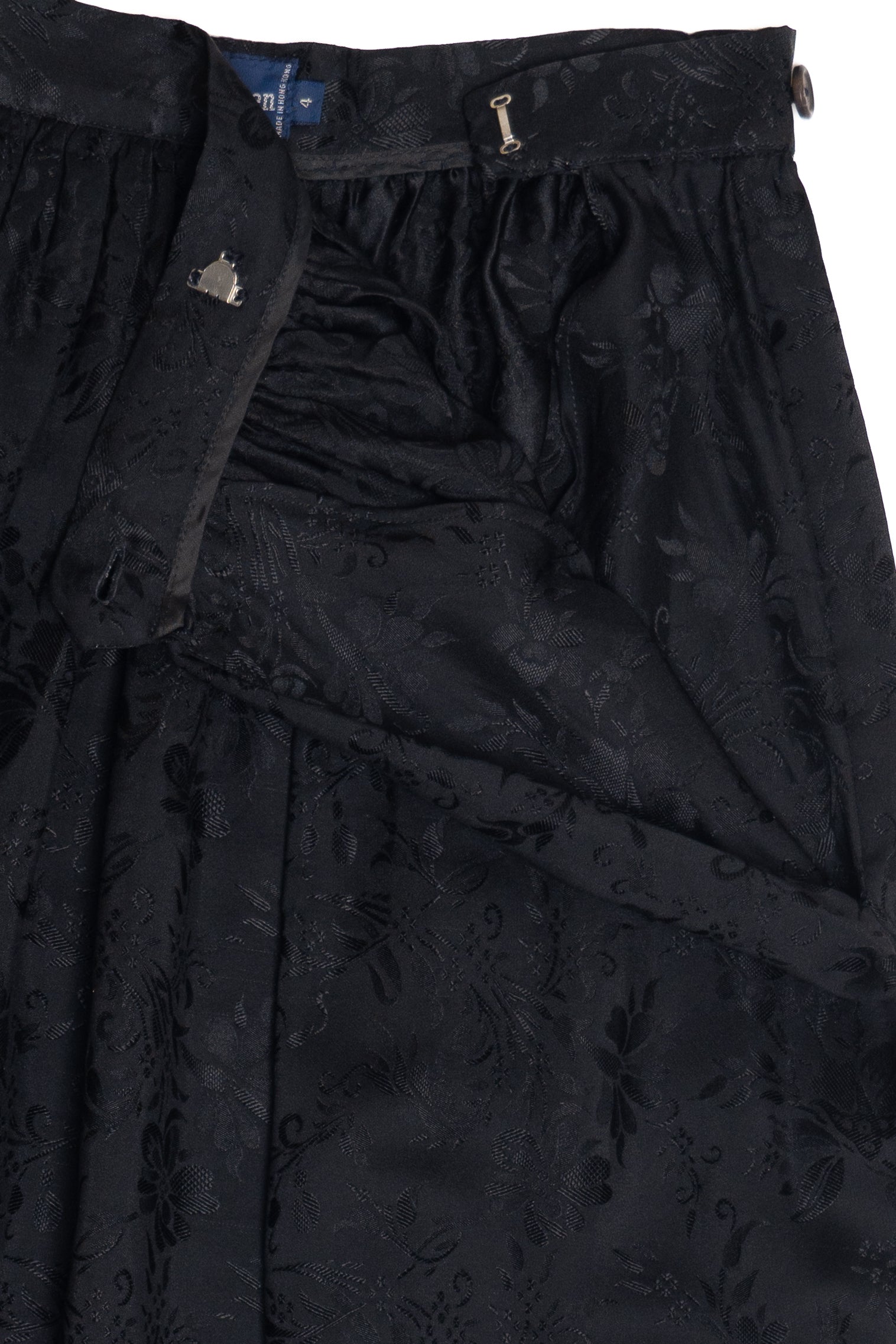 Vintage Silk Ralph Lauren Paisley Boho Maxi Skirt (2000s)