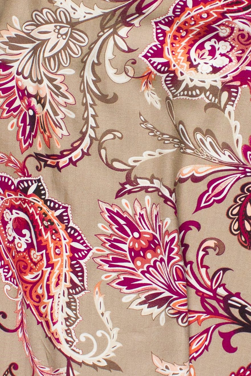 Vintage Y2K Paisley Floral Croft & Barrow A-Line Skirt