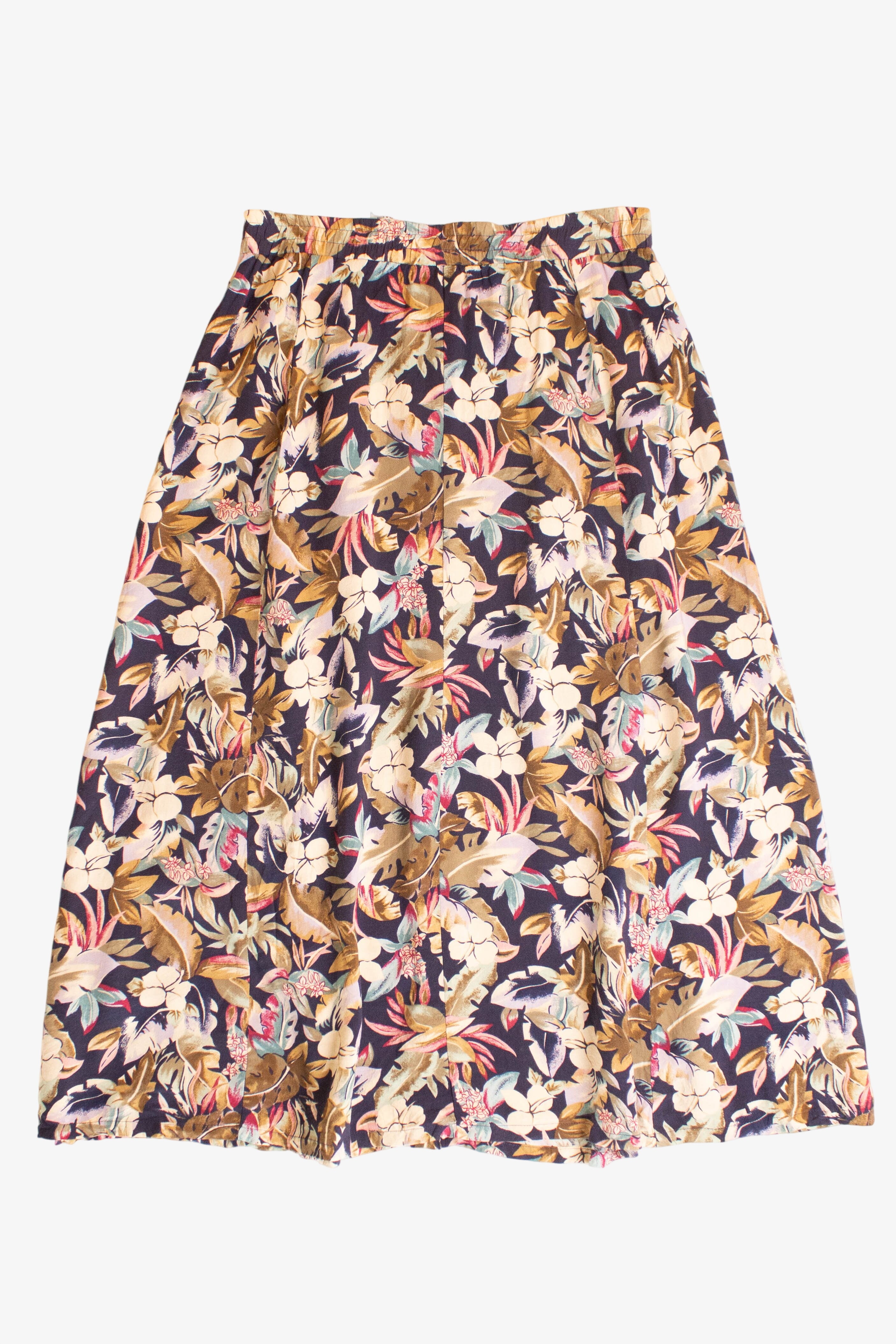 Vintage Sag Harbor Button Front Skirt (1990s)