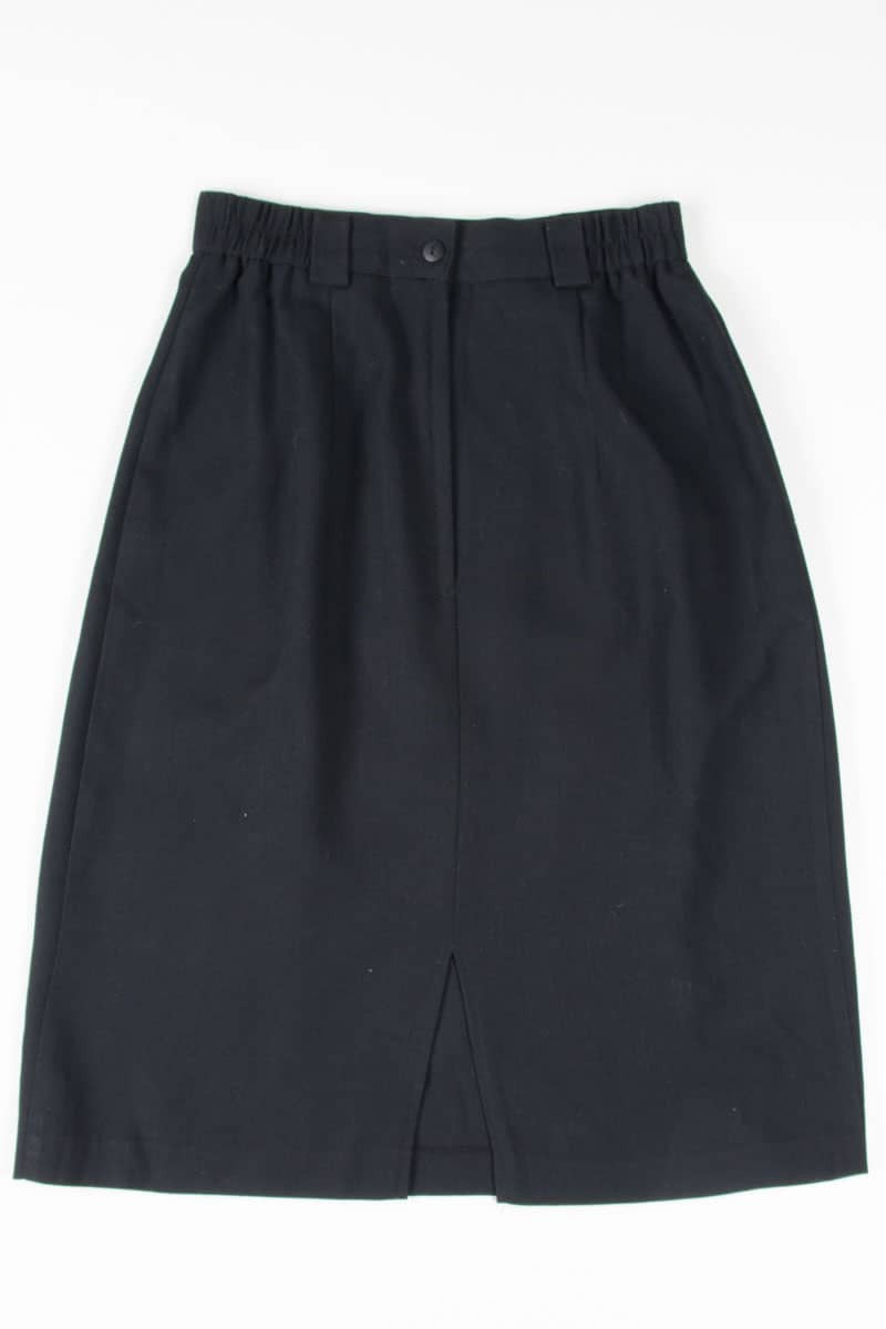 Black Midi Skirt