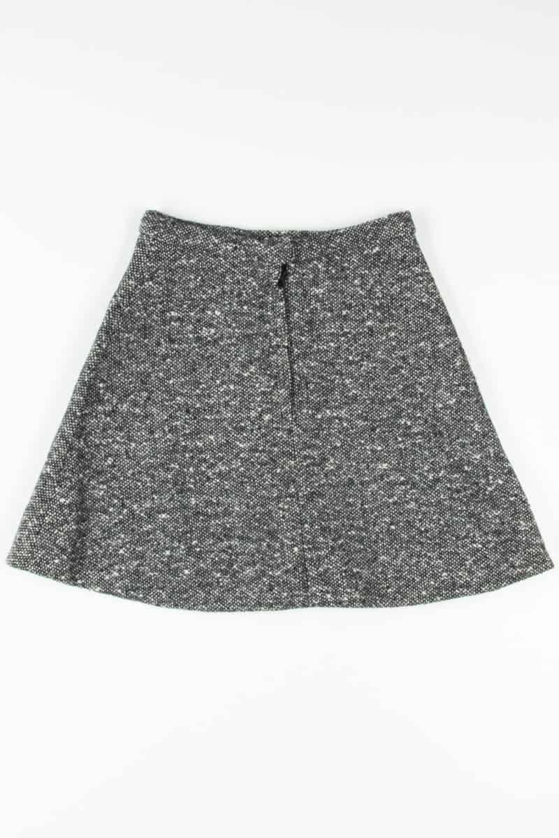 Black & White Knit Skirt