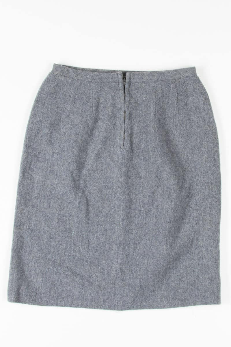 Grey Pencil Skirt