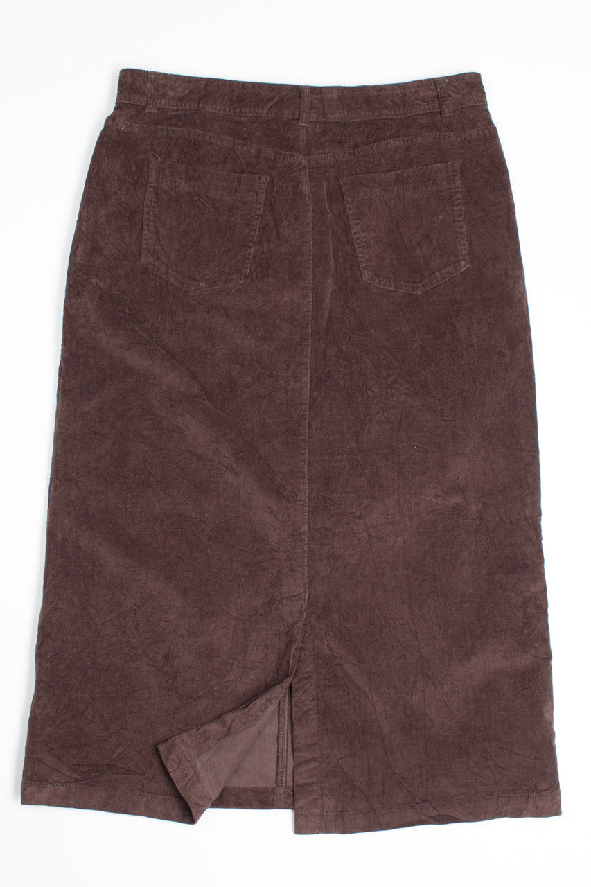 Brown Pencil Skirt