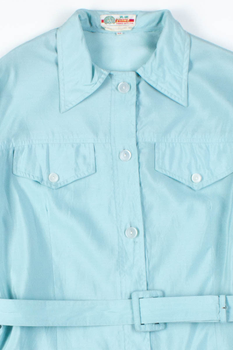Mint Green Shirtdress