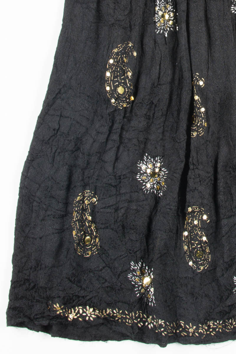 Sequin Paisley Hippie Skirt