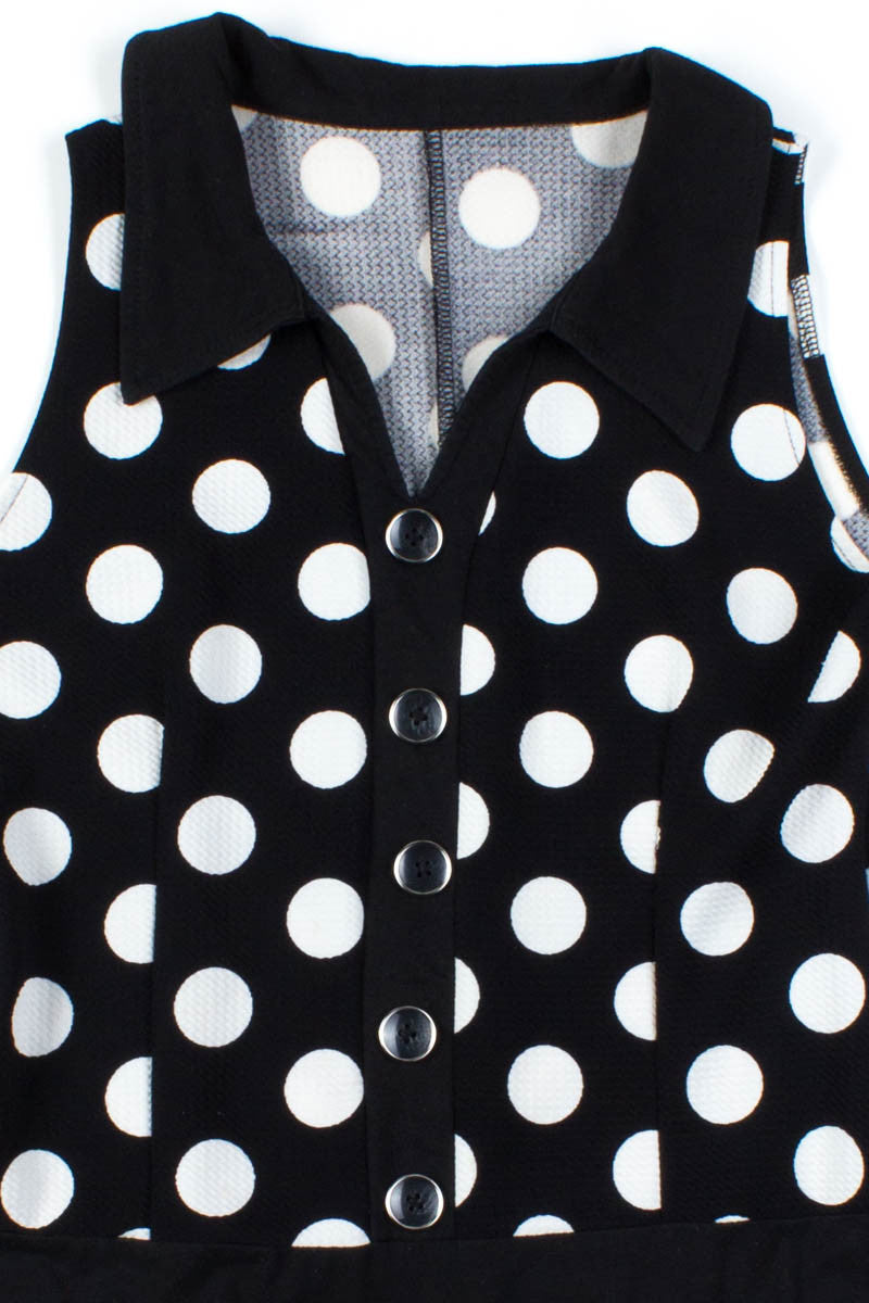Black & White Polka Dot Dress