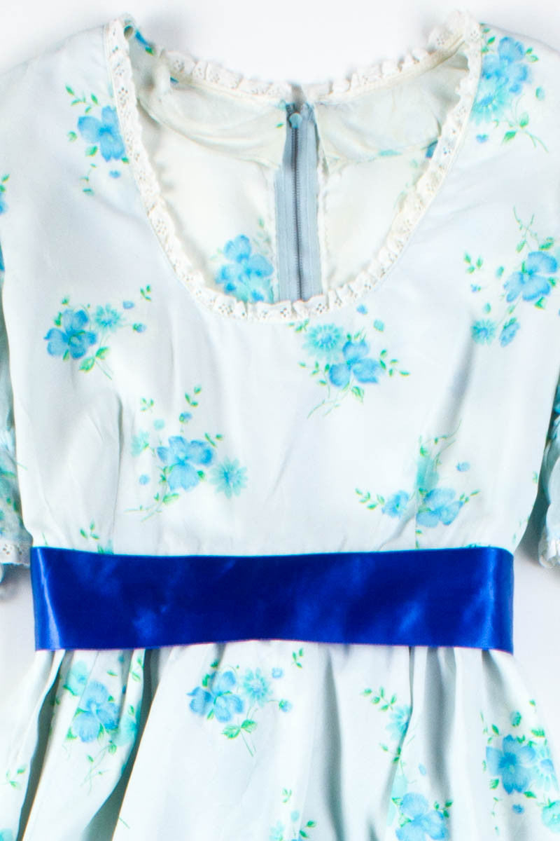 Blue Floral Dress