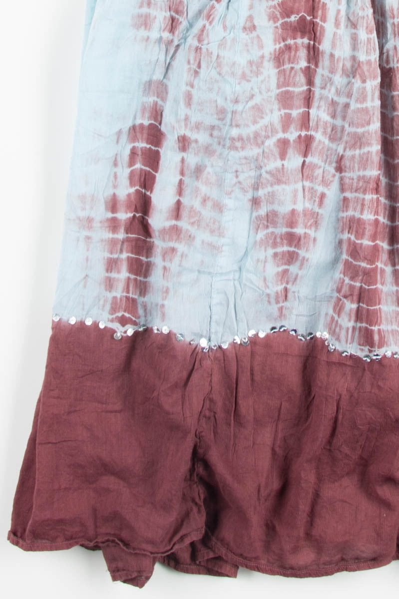 Tie Dye Sequin Skirt