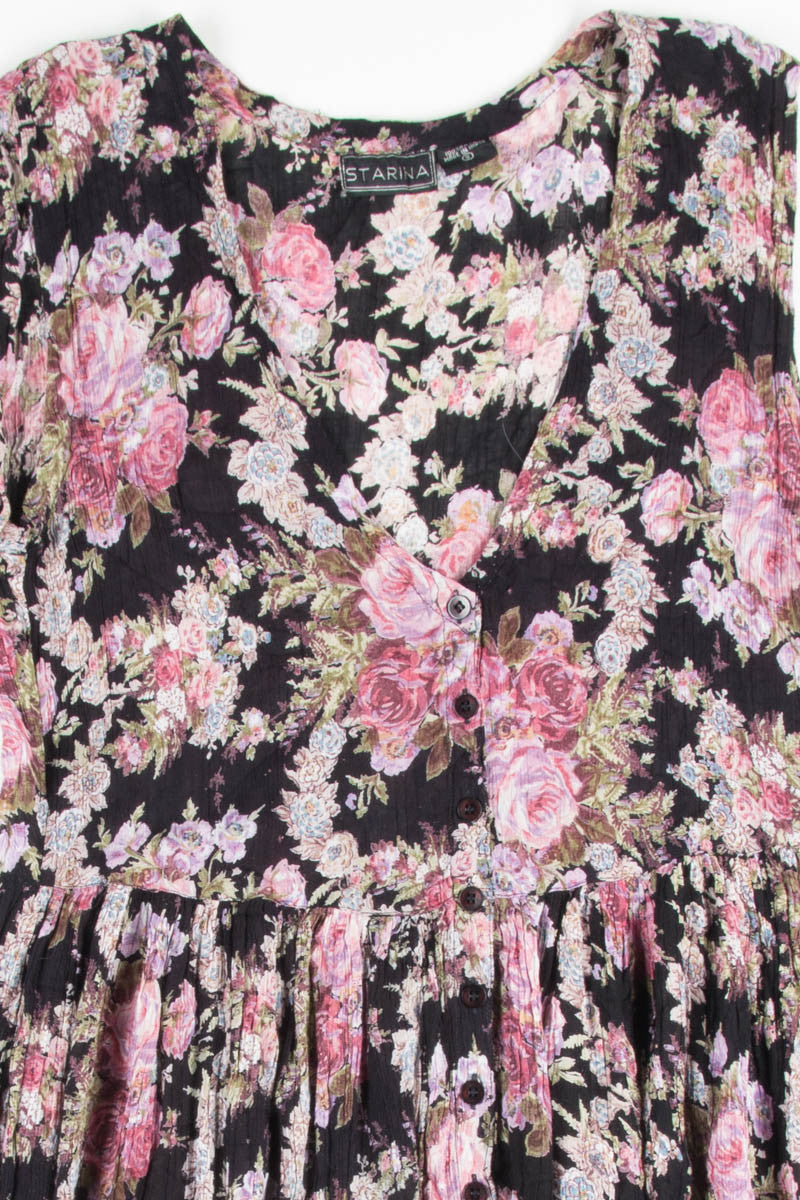Black Roses Sundress